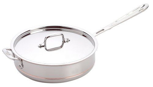 All Clad Copper Core 6 Qt. Saute Pan with Lid