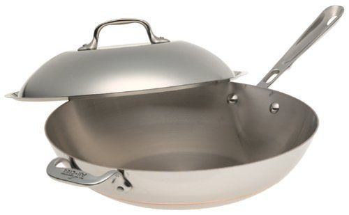 All Clad Copper Core 12 Inch Chef's Pan with Lid