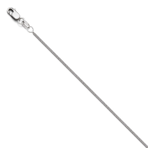 Sparkle Foxtail Chain 20 Inch - 14k White Gold 4045-20