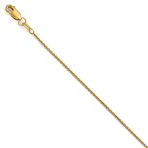 Round Cable Chain 16 Inch - 14k Gold 4071-16