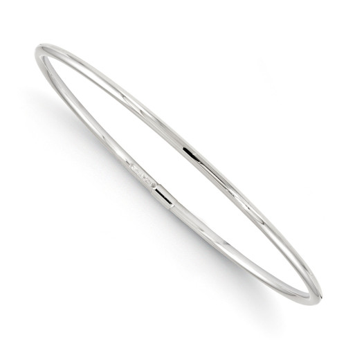 Slip-On Bangle Chain 7 Inch - 10k White Gold 5699-7