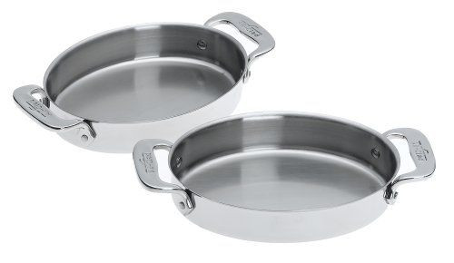 All Clad Specialty Cookware Stainless SteelSet/2 Oval Bakers