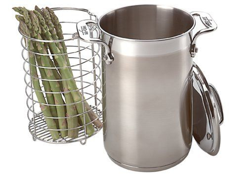 All Clad Specialty Cookware Asparagus Pot with Insert