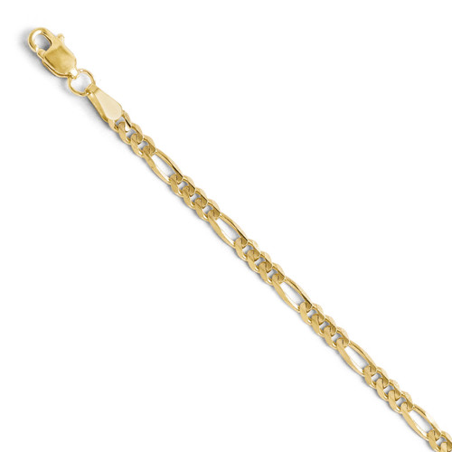 3.0mm Figaro Chain 24 Inch - 10k Gold 8208-24