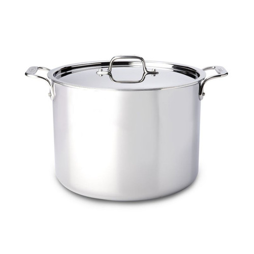 All Clad Stainless 12 Qt. Stockpot with Lid