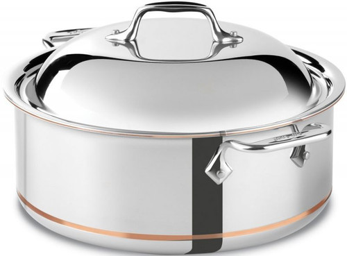 All Clad Copper-Core 5-Ply 6 Qt. Round Roaster