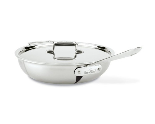 All Clad d5 Brushed Stainless 5-Ply 4 Qt Weeknight Pan