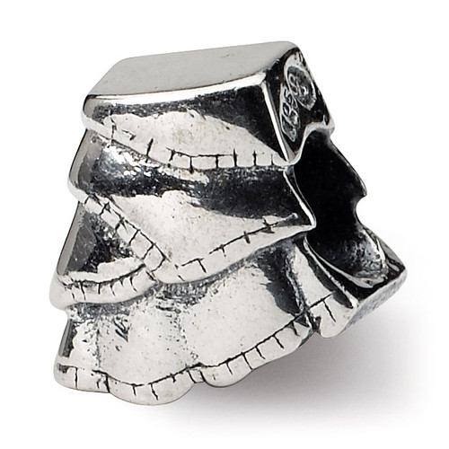 Skirt Bead - Sterling Silver QRS1067