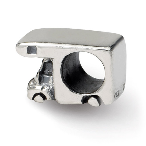 RV Camper Bead - Sterling Silver QRS1196