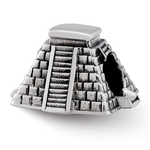 Chichen Itza Bead - Sterling Silver QRS2352