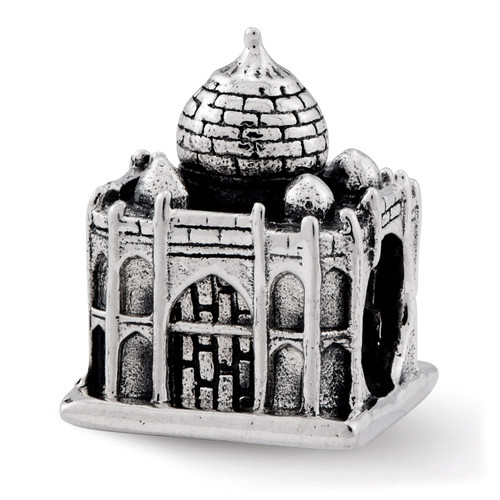 Taj Mahal Bead - Sterling Silver QRS2355