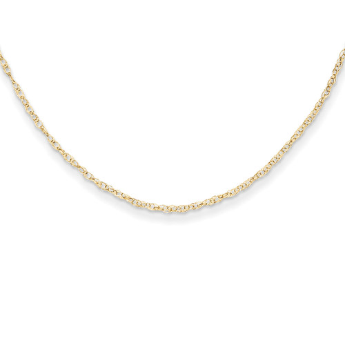 Child's Rope Chain 13 Inch - 14k Gold GK315-13