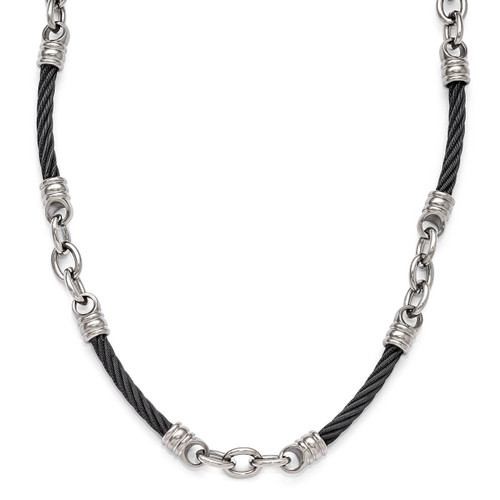 Edward Mirell Titanium Cable Link Necklace EMN136-20