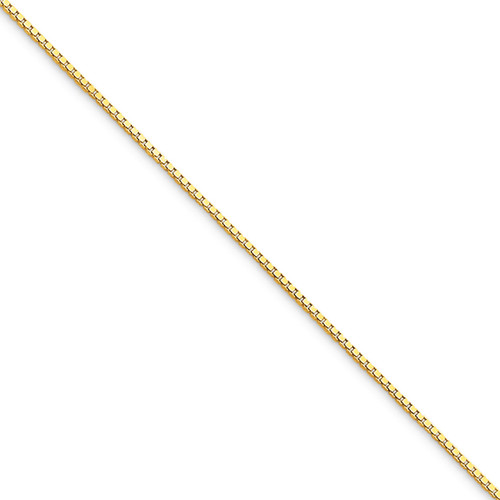 0.90mm Box Chain 20 Inch 10k Gold 10BX087-20