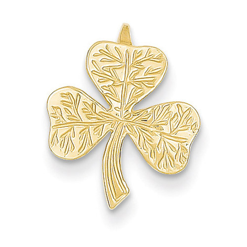 Shamrock Chain Slide 14k Gold A9502