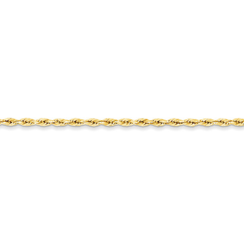 3.8mm Hollow Rope Chain 20 Inch 14k Gold BC133-20