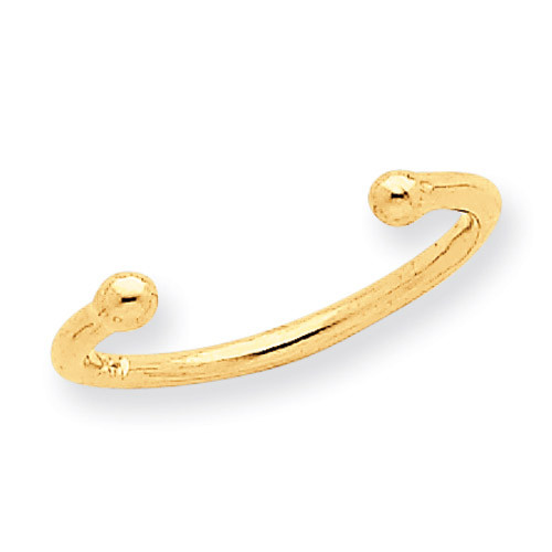 Bead Toe Ring 14k Gold C2099