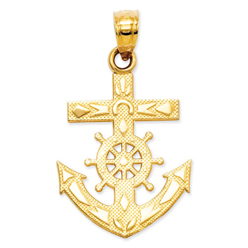 Mariner's Cross Pendant 14k Gold K3076