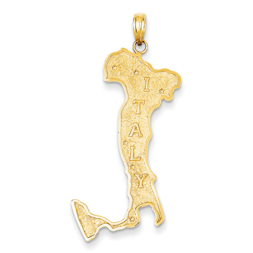 Large Italy Pendant 14k Gold K4922