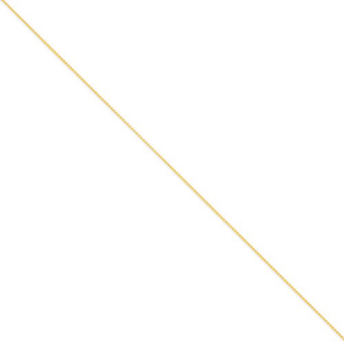 1.1mm Solid Polished Spiga Chain 30 Inch 14k Gold PEN133-30