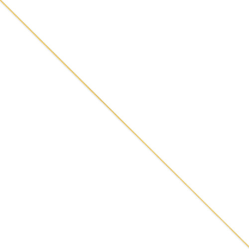 0.80mm Spiga Pendant Chain 14 Inch 14k Gold PEN161-14