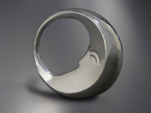 Nambe Baby Sleep Bank 6.5" Dia. Stainless Steel