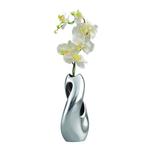 Nambe Pebble Twist Bud Vase