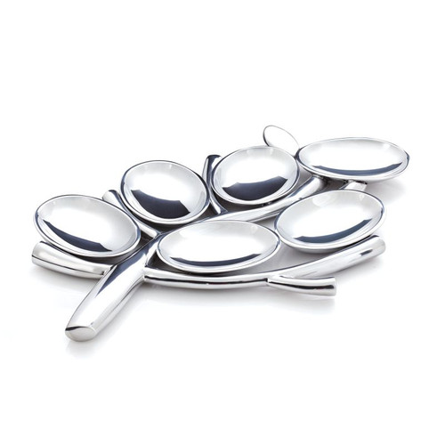 Nambe Tree Of Life Seder Plate Alloy