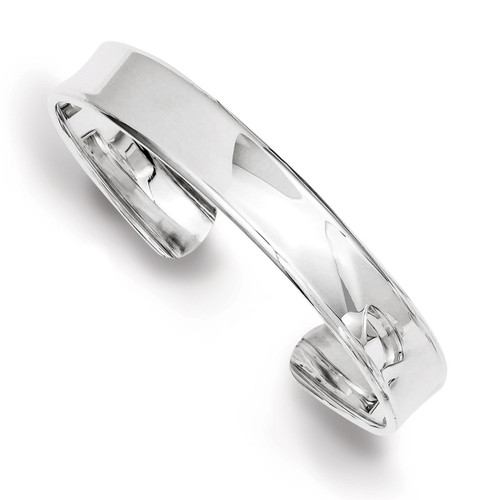 8.5mm Cuff Bangle Sterling Silver QB323