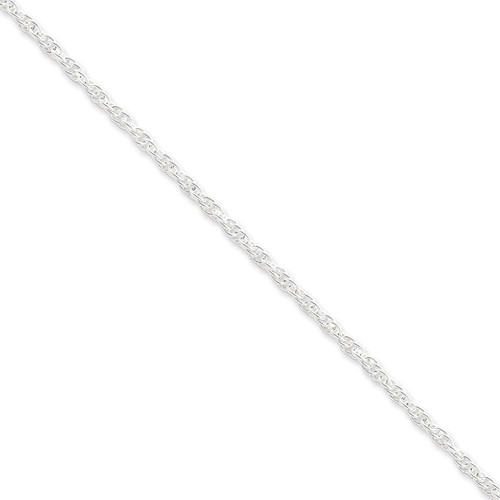 16 Inch 2.75mm Loose Rope Chain Sterling Silver QFC44-16