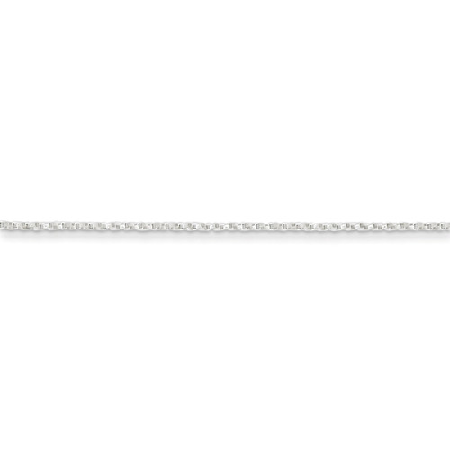 18 Inch 1.25mm Twisted Box Chain Sterling Silver QPE26-18