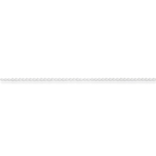 16 Inch 1.00mm Open Link Curb Chain Sterling Silver QPE42-16