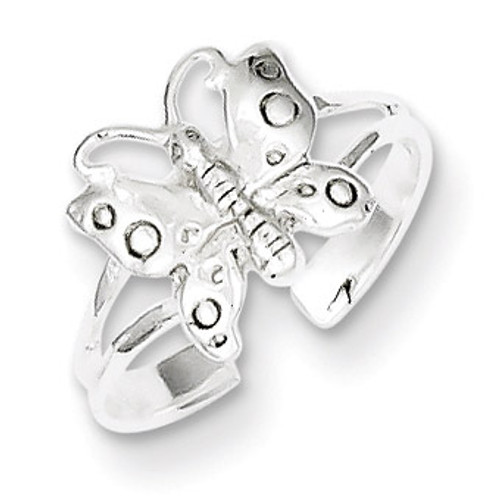 Fancy Toe Ring Sterling Silver Polished MPN: QR2658