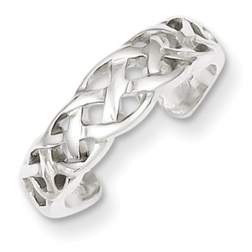 Celtic Weave Toe Ring Sterling Silver MPN: QR851