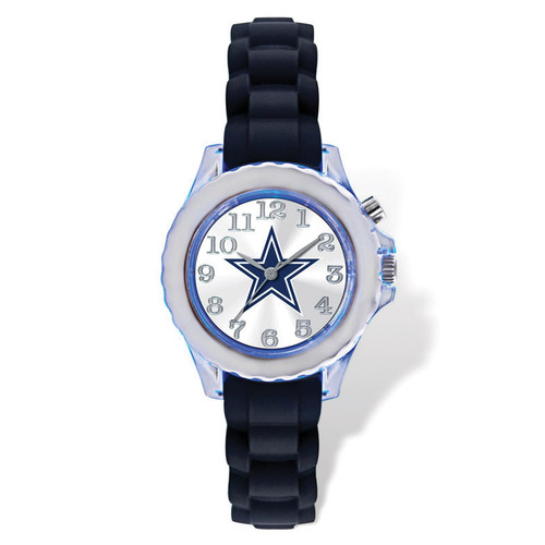 Dallas Cowboys Flash Black Watch Strap Youth XWM2233