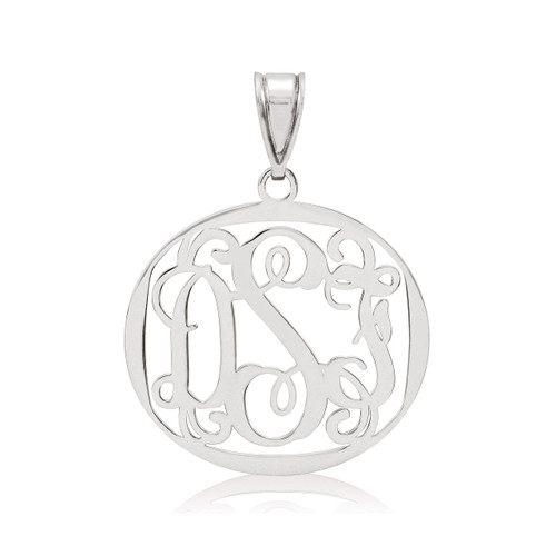 Monogram Pendant 0.18 Gauge Sterling Silver XNA500SS