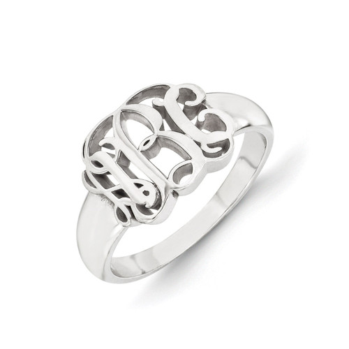 Monogram Signet Ring Sterling Silver XNR51SS