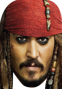 Jack Sparrow Celebrity Face Mask Jack Sparrow Celebrity Face Mask