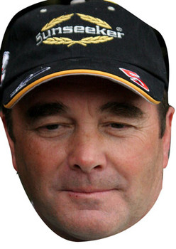 Nigel Mansell Celebrity Face Mask Nigel Mansell Celebrity Face Mask