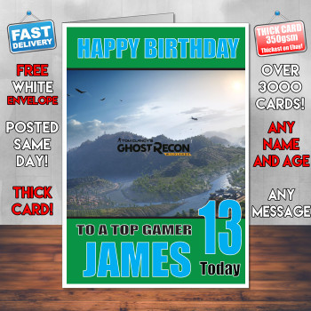 Ghost Recon 3 Bm2 Personalised Birthday Card Ghost Recon 3 Bm2 Personalised Birthday Card