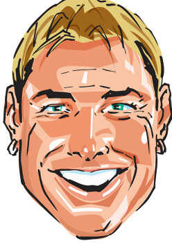 Warne Cartoon Cricket Face Mask 2018 Sports Celebrity Face Mask Warne Cartoon Cricket Face Mask 2018 Sports Celebrity Face Mask