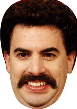 Borat 2 Tv Celebrity Face Mask Borat 2 Tv Celebrity Face Mask