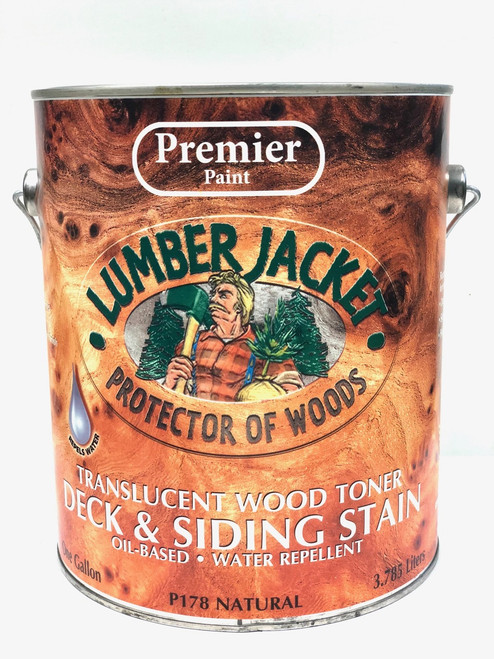 Premier Lumber Jacket Translucent Wood Toner Deck & Siding Stain Gallon Premier Lumber Jacket Translucent Wood Toner Deck & Siding Stain Gallon