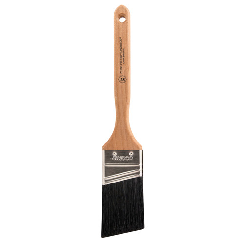 Wooster Pro Lindbeck 2.5" Black China Angled Sash Wooster Pro Lindbeck 2.5" Black China Angled Sash