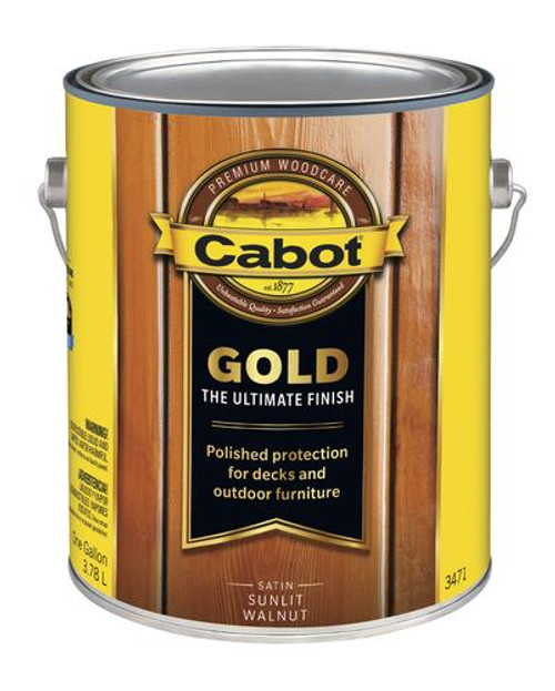 Cabot Gold Satin Sunlit Walnut Gallon Cabot Gold Satin Sunlit Walnut Gallon