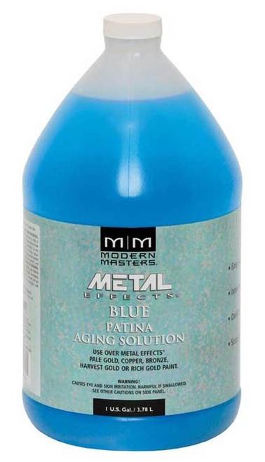 Modern Masters Metal Effects Blue Patina Aging Solution Gallon Modern Masters Metal Effects Blue Patina Aging Solution Gallon