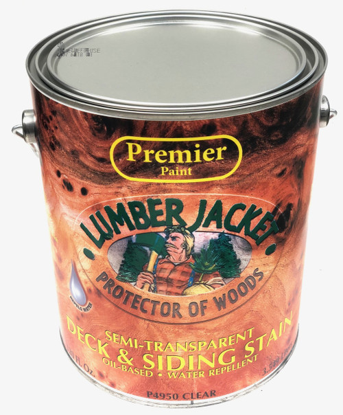 Premier Lumber Jacket Semi-Transparent Deck & Siding Stain Gallon Premier Lumber Jacket Semi-Transparent Deck & Siding Stain Gallon