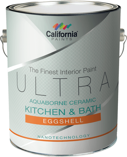 California Ultra Kitchen & Bath Nano Ceramic Eggshell Gallon California Ultra Kitchen & Bath Nano Ceramic Eggshell Gallon