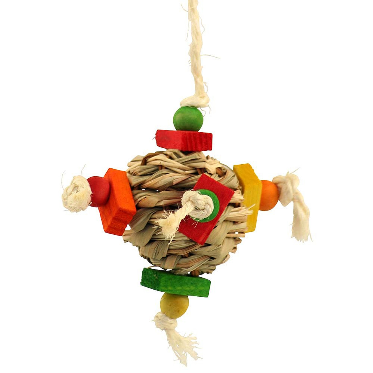 Hay Ball Chewable Parrot Toy