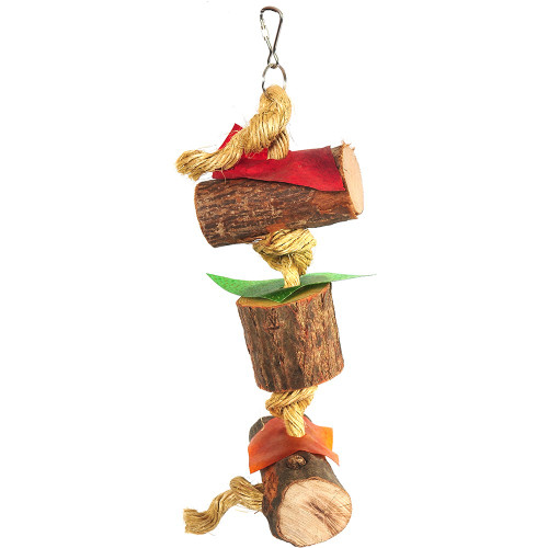 Playtime Natural Wood 3 Parrot Toy Playtime Natural Wood 3 Parrot Toy